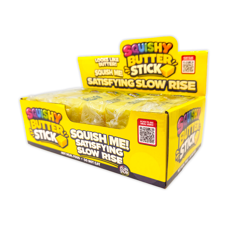Fun Doh 6" Butter Stick Slow-Rise Squishy Toy