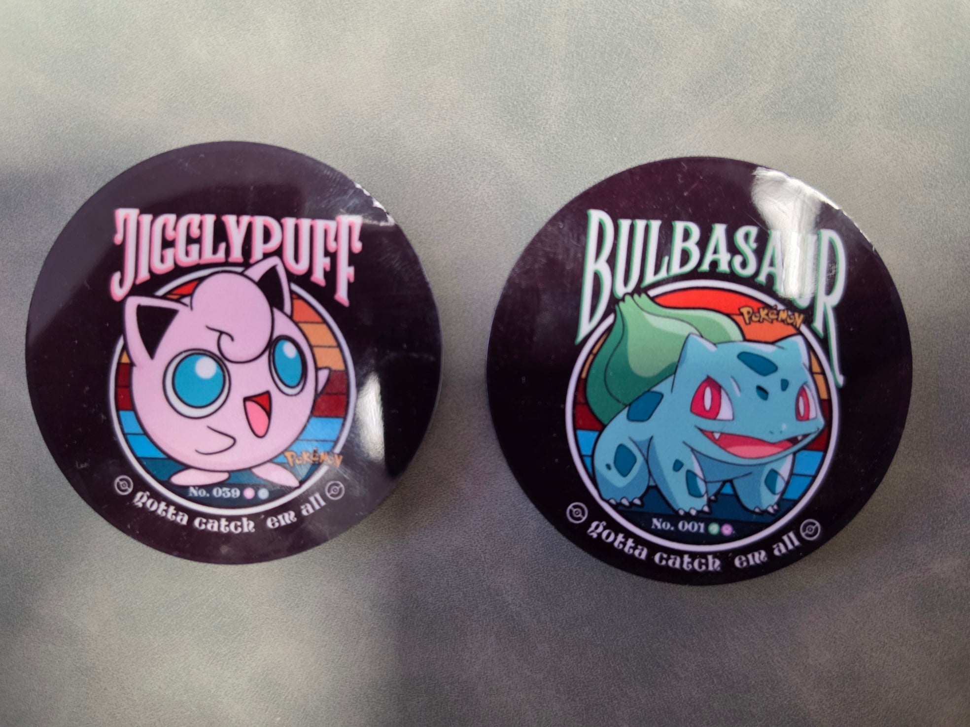 Pokemon Round Plastic Magnet