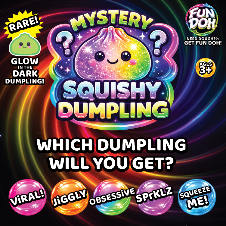 Fun Doh Mystery Dumpling Squishy Toy