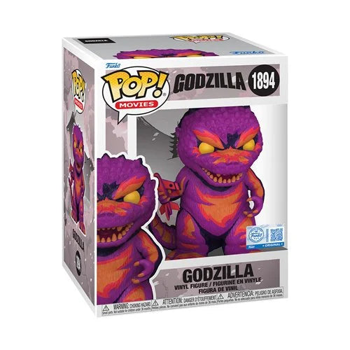 Godzilla Retro Futurism Art Godzilla Premium Funko Pop! Vinyl Figure #1894 - Entertainment Earth Exclusive