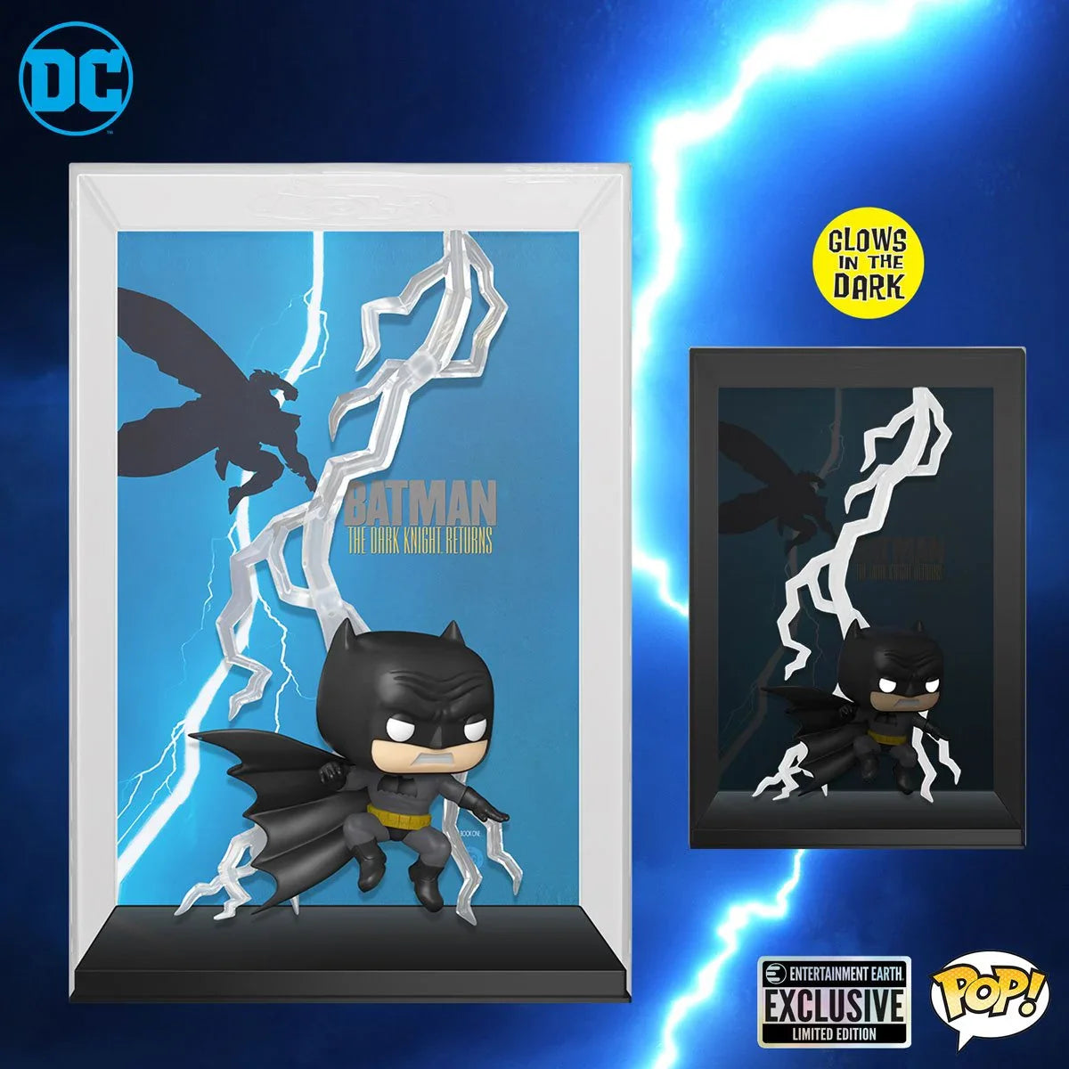Batman: The Dark Knight Returns Glow-in-the Dark Funko Pop! Comic Cover - Entertainment Earth Exclusive