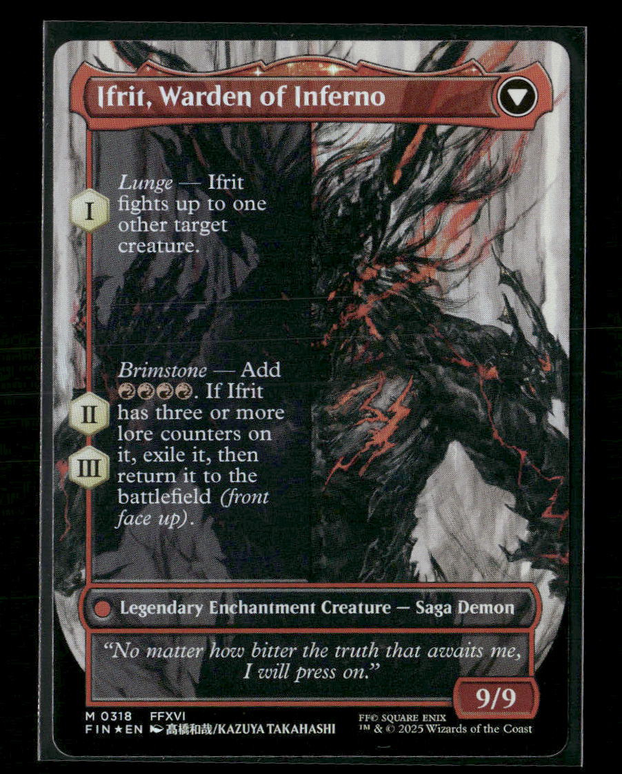 FINAL FANTASY Clive, Ifrit's Dominant (0318) (Borderless) #318