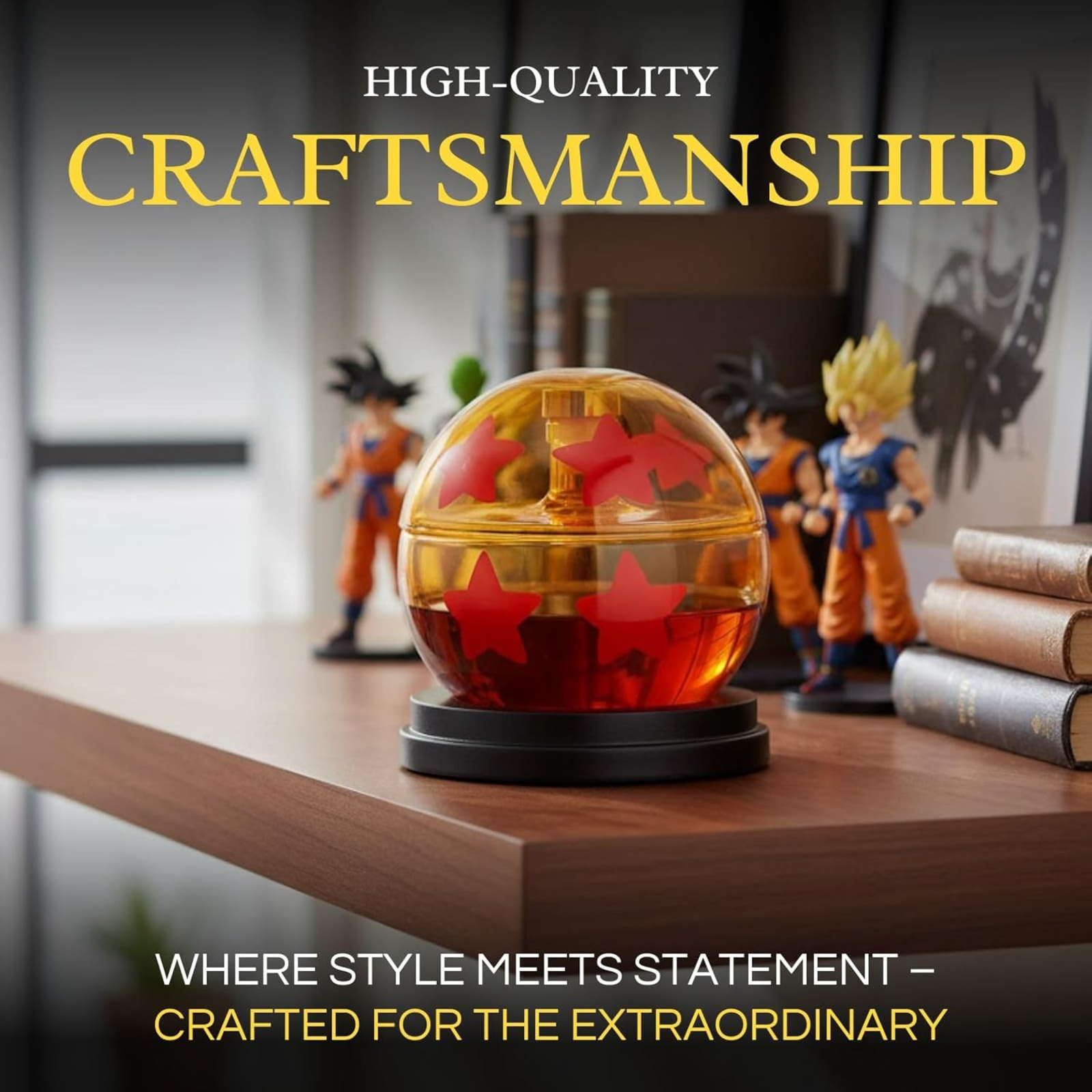 Crystal Glass Stars Balls Dragon Z Ball Decanter 750ml
