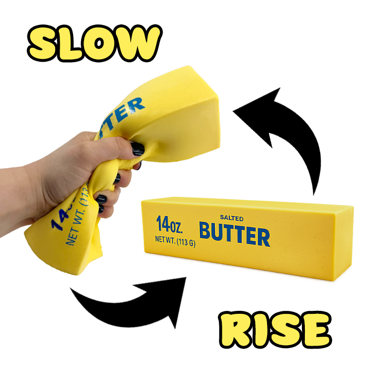 Fun Doh 10" JUMBO Butter Slow Rise Squishy Toy