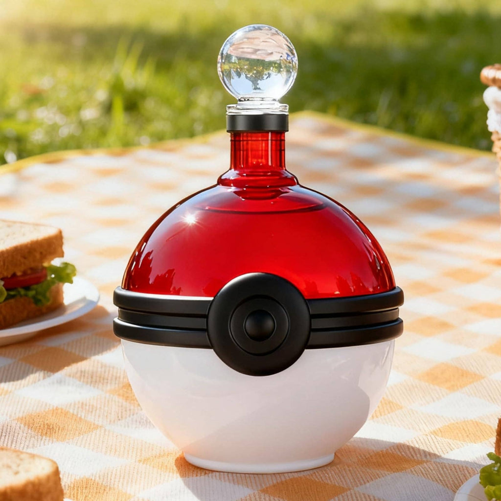 Monster Trainer Capture Sphere Whiskey, Wine Decanter Red