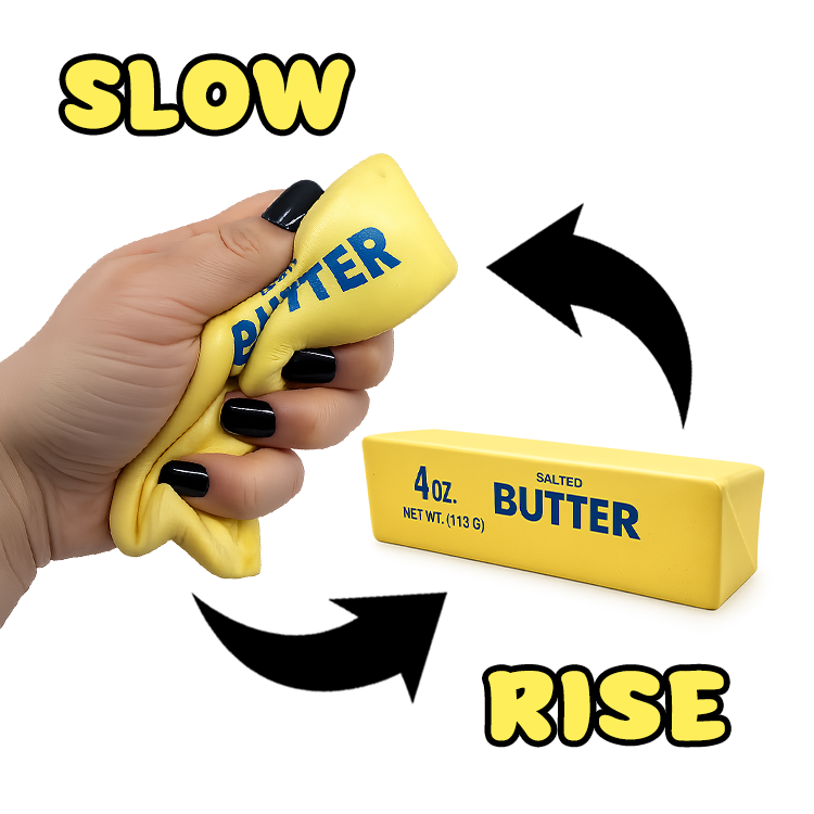 Fun Doh 6" Butter Stick Slow-Rise Squishy Toy