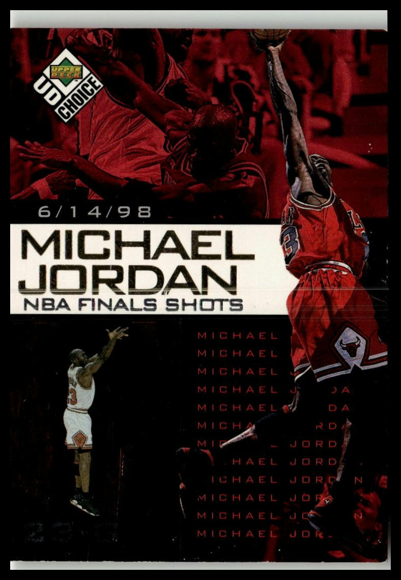 1998-99 UD Choice Preview #9 Michael Jordan Michael Jordan NBA Finals Shots