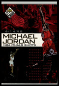 1998-99 UD Choice Preview #9 Michael Jordan Michael Jordan NBA Finals Shots