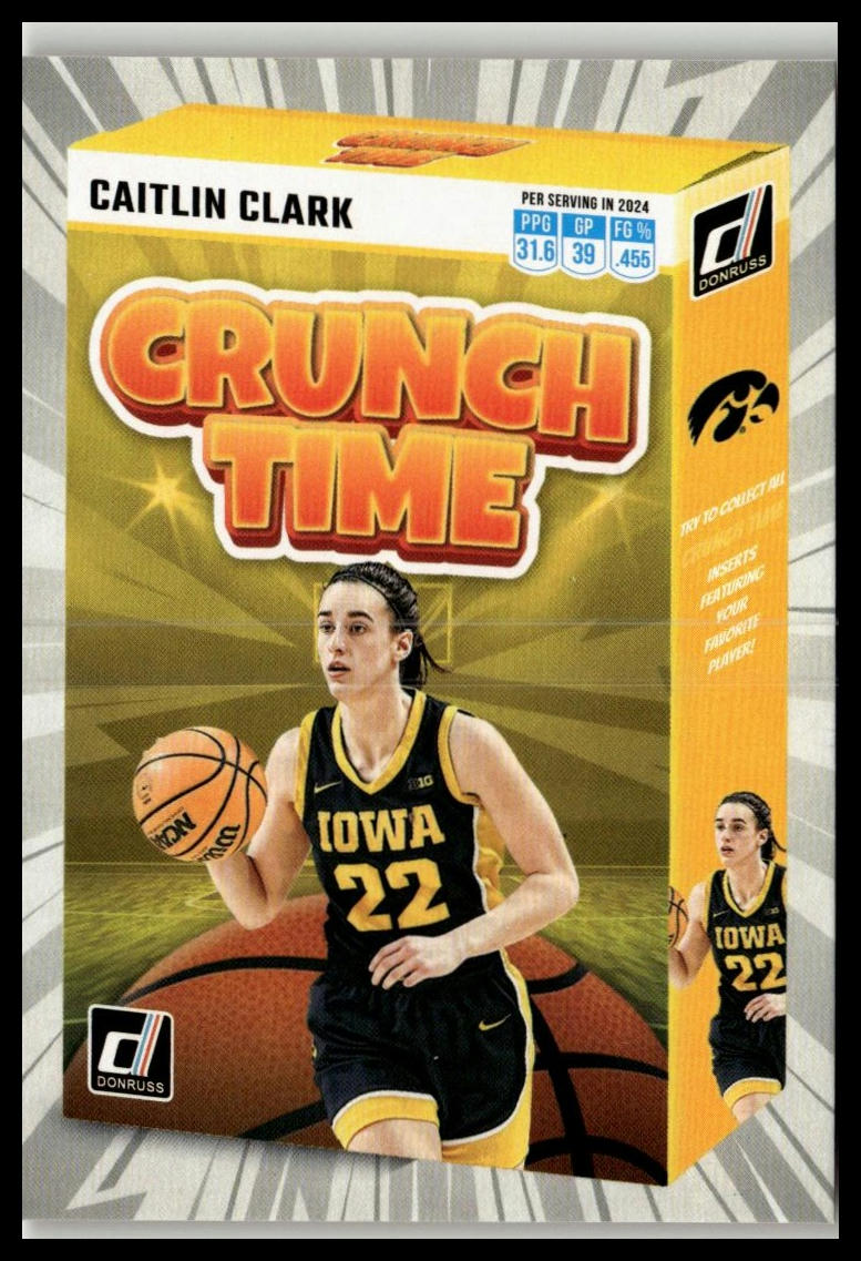 2024 Panini Caitlin Clark Collection #SS-CT1 Caitlin Clark Crunch Time