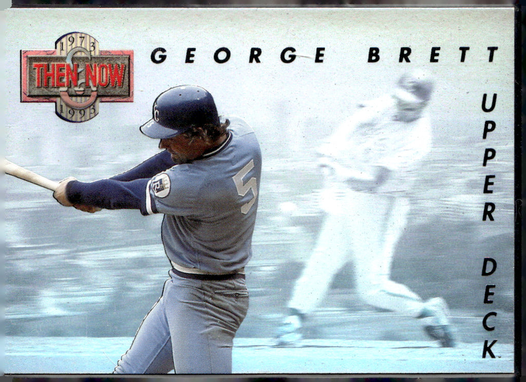 1993 Upper Deck #TN2 George Brett Then and Now