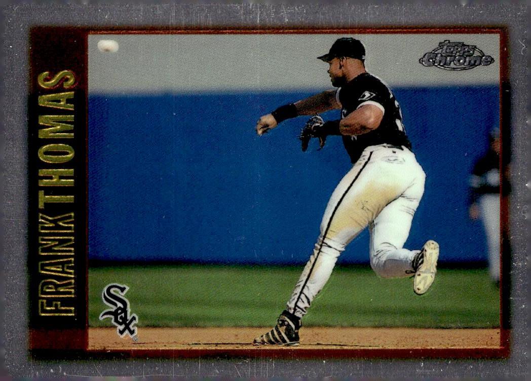 1997 Topps Chrome #41 Frank Thomas Refractors