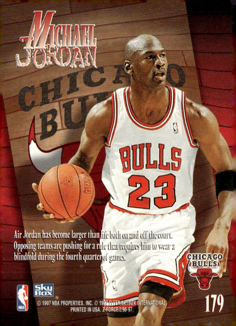 1996-97 SkyBox Z-Force #179 Michael Jordan