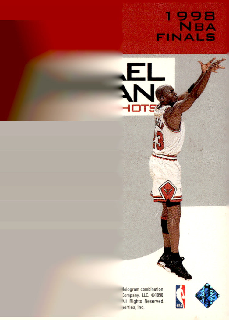 1998-99 UD Choice Preview #9 Michael Jordan Michael Jordan NBA Finals Shots