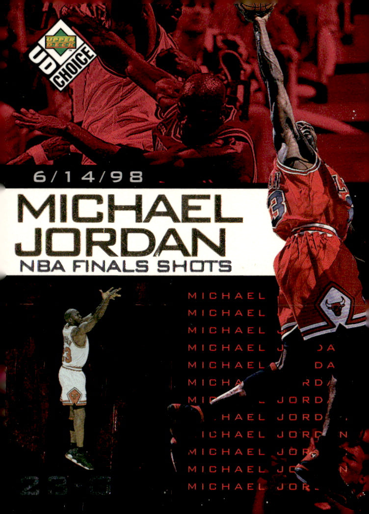 1998-99 UD Choice Preview #9 Michael Jordan Michael Jordan NBA Finals Shots