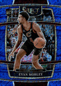2021-22 Panini Select #5 Evan Mobley Blue Shimmer Prizms