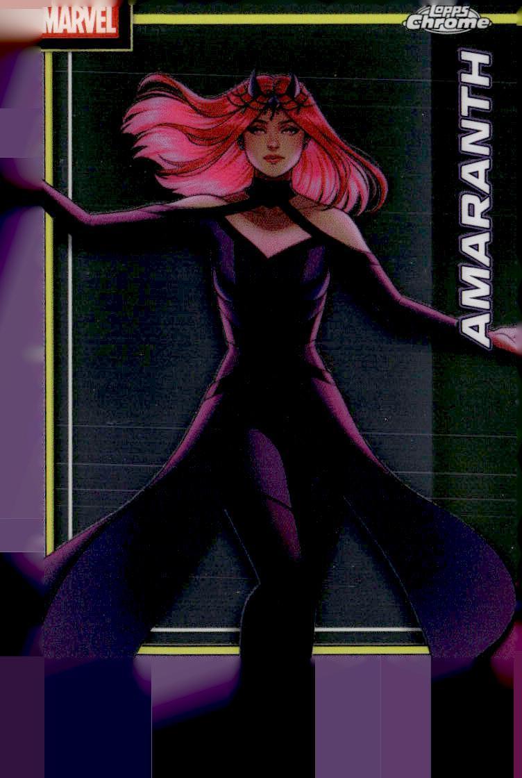 2026 Topps Chrome Marvel Comics #4 Amaranth