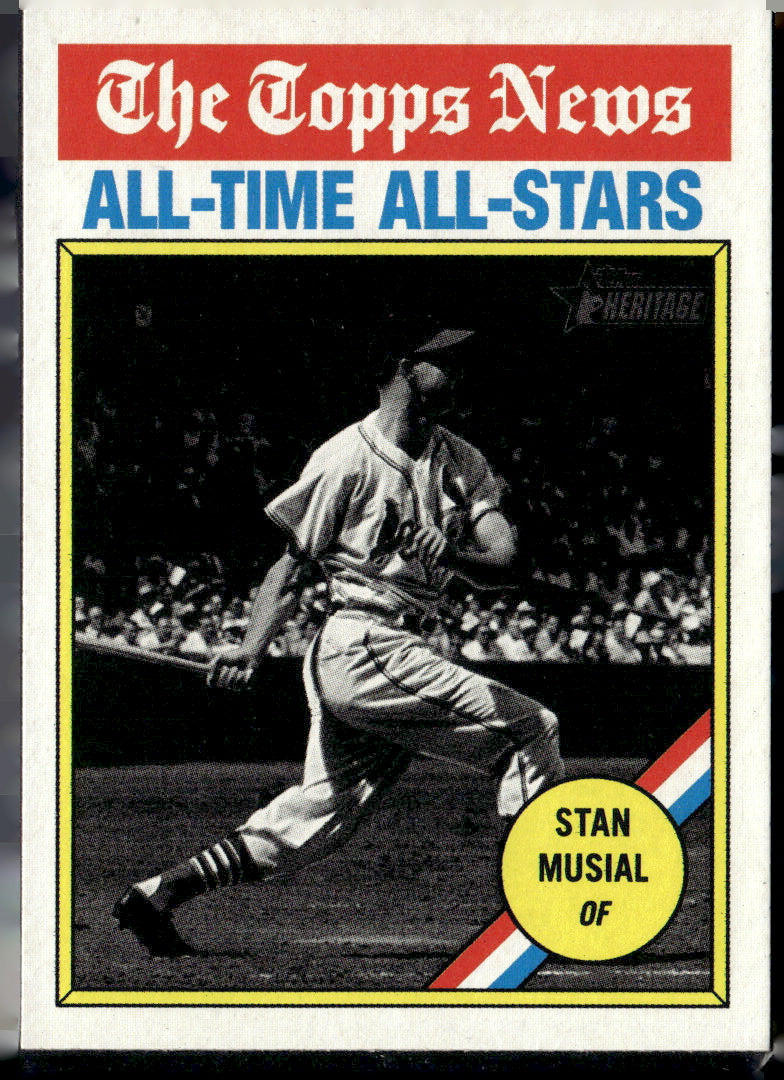 Topps 2025 Topps Heritage #350 Stan Musial Near Mint or Better A1-4