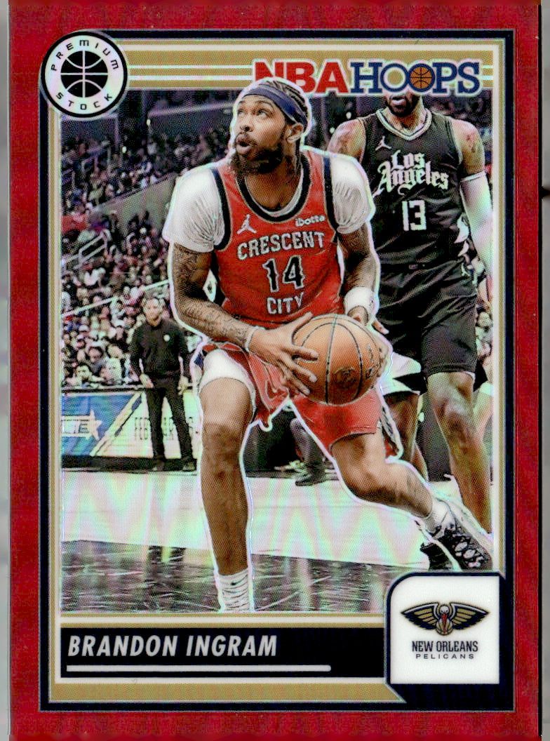 Prizm 2023-24 Hoops #191 Brandon Ingram SN Near Mint or Better A1-4