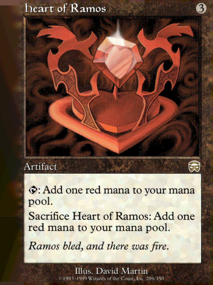 Mercadian Masques #296 Heart of Ramos NM A4-1