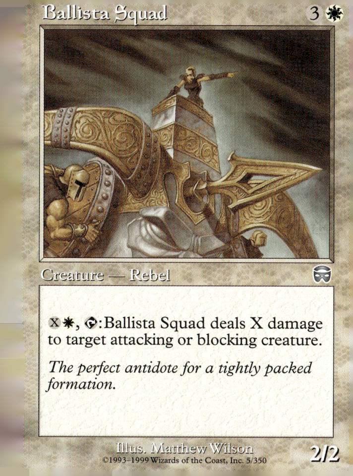 Mercadian Masques #5 Ballista Squad NM A4-1