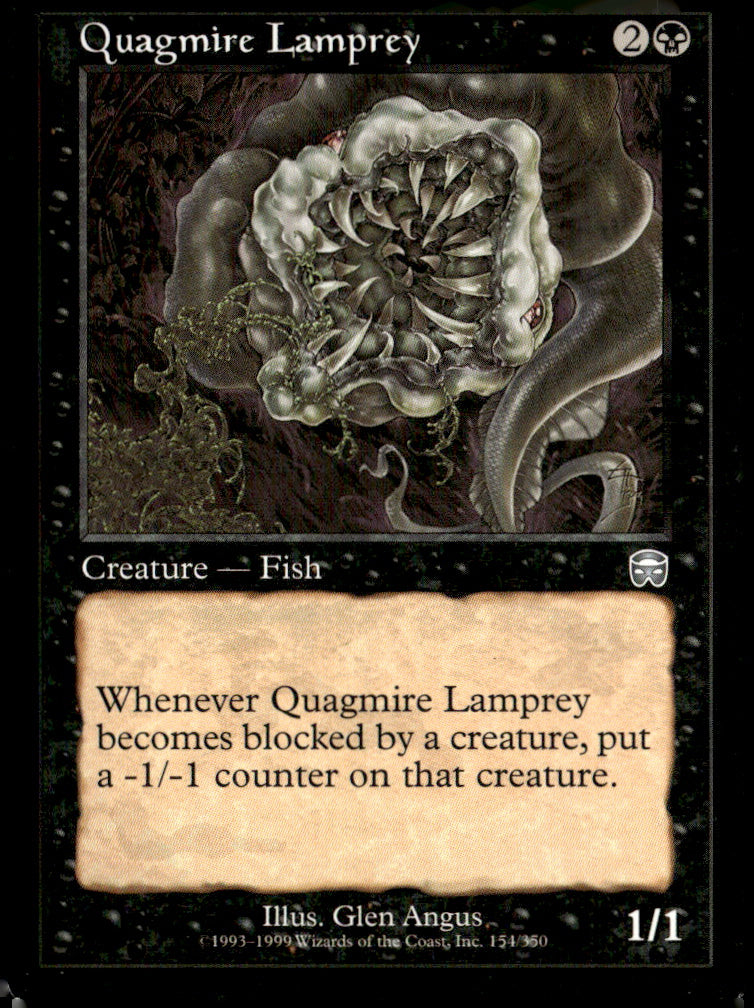 Mercadian Masques #154 Quagmire Lamprey NM A4-1