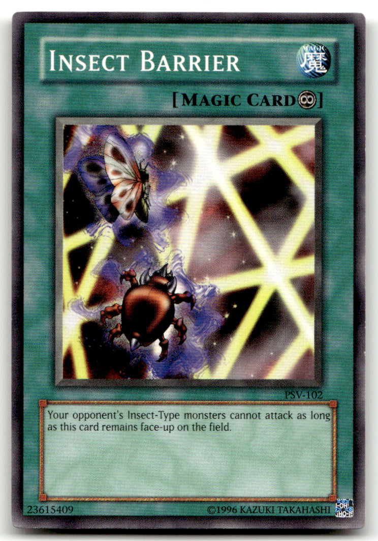 Pharaoh's Servant 1ST ED Yugioh #PSV-102 Insect Barrier NM B1-1