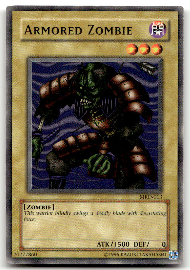 Metal Raiders 1ST ED Yugioh #MRD-013 Armored Zombie NM B1-1