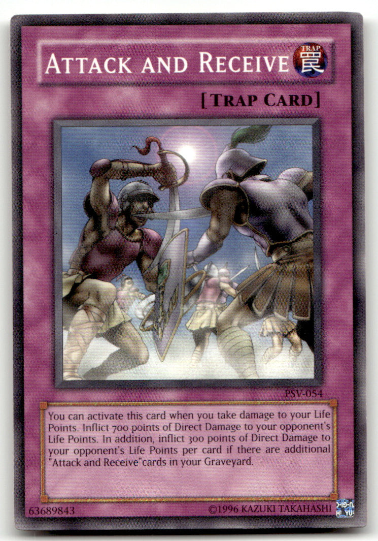 Pharaoh's Servant 1ST ED Yugioh #PSV-054 Attack and Receive NM B1-1