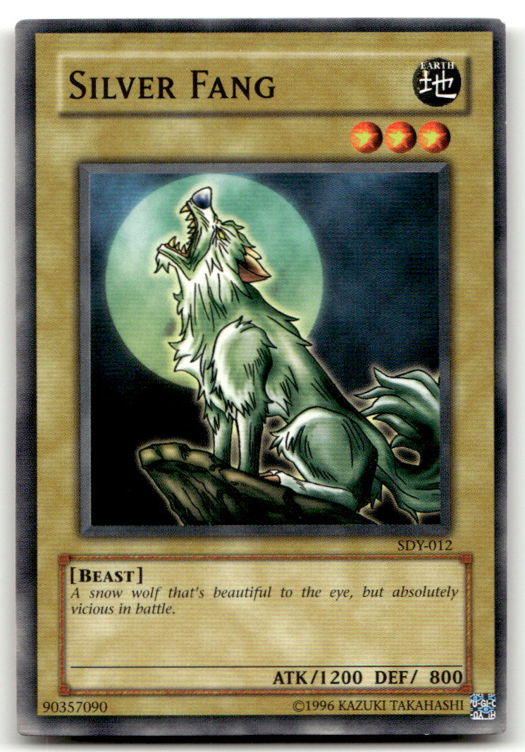 Starter Deck: Yugi 1ST ED Yugioh #SDY-012 Silver Fang NM B1-1