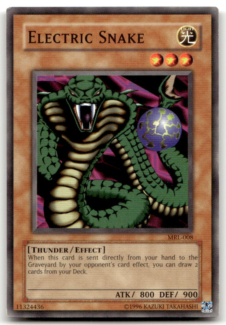 Magic Ruler 1ST ED Yugioh #MRL-008 Electric Snake NM B1-1