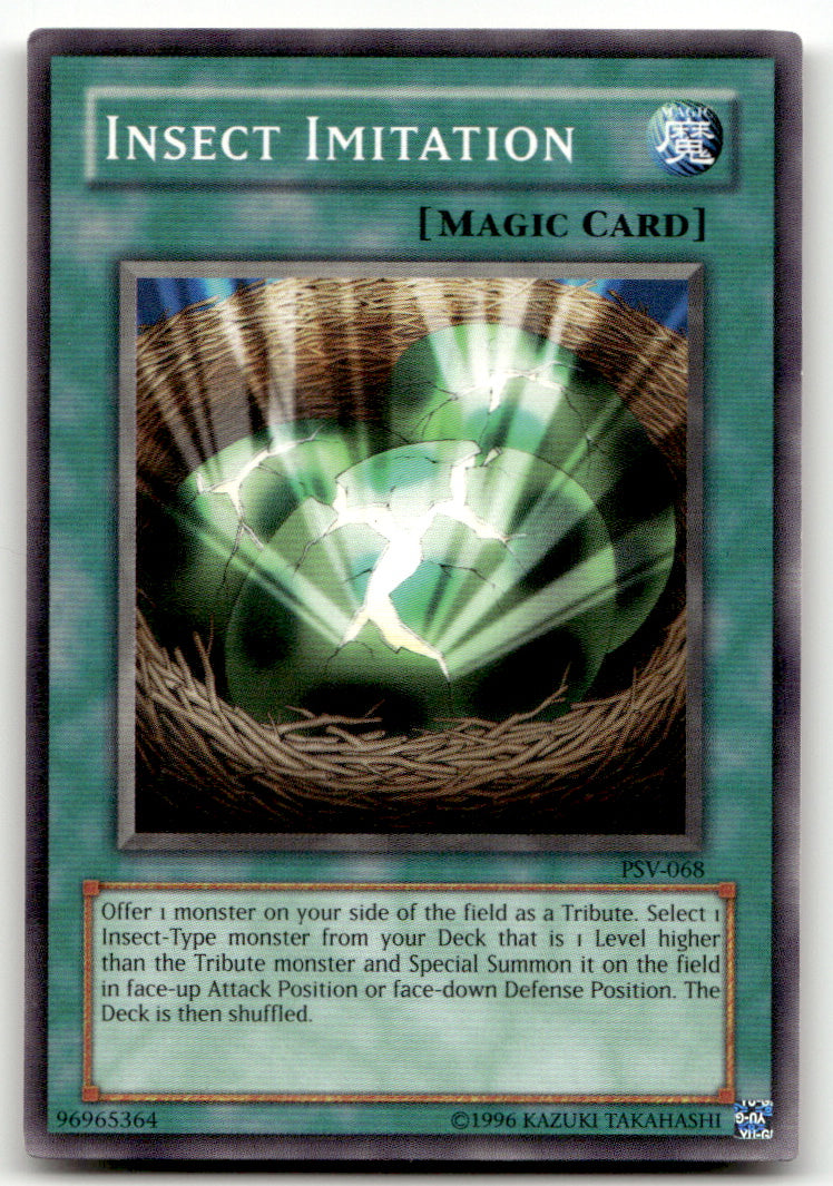 Pharaoh's Servant 1ST ED Yugioh #PSV-068 Insect Imitation NM B1-1