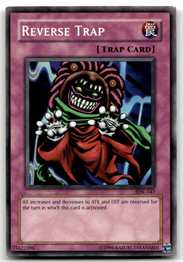 Starter Deck: Kaiba 1ST ED Yugioh #SDK-047 Reverse Trap NM B1-1