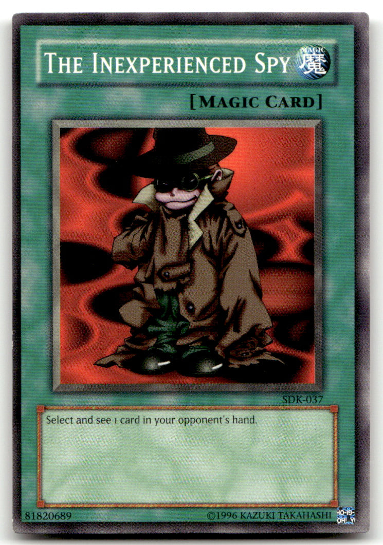 Starter Deck: Kaiba 1ST ED Yugioh #SDK-037 The Inexperienced Spy NM B1-1