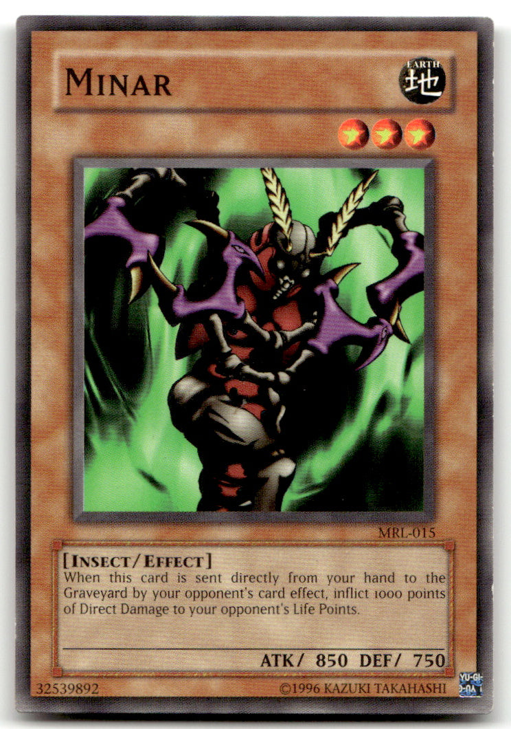 Magic Ruler 1ST ED Yu-gi-oh! #MRL-015 Minar NM B1-2