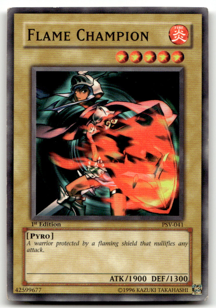 Pharaoh's Servant 1ST ED Yu-gi-oh! #PSV-041 Flame Champion NM B1-2