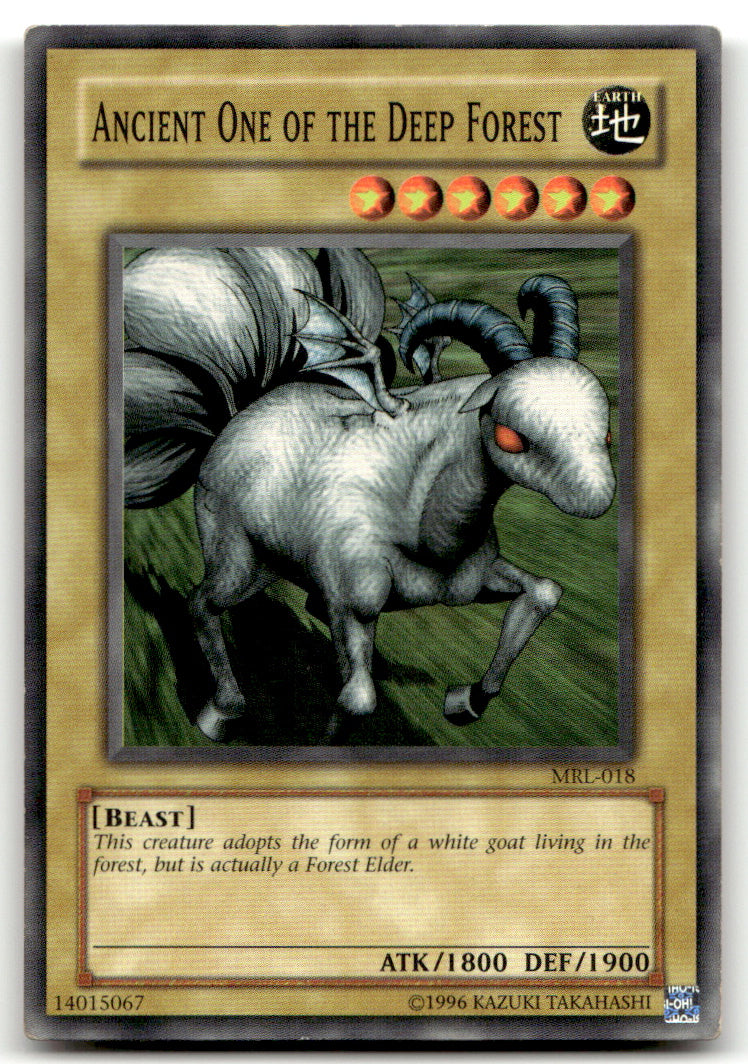 Magic Ruler 1ST ED Yu-gi-oh! #MRL-018 Ancient One of the Deep Forest NM B1-2