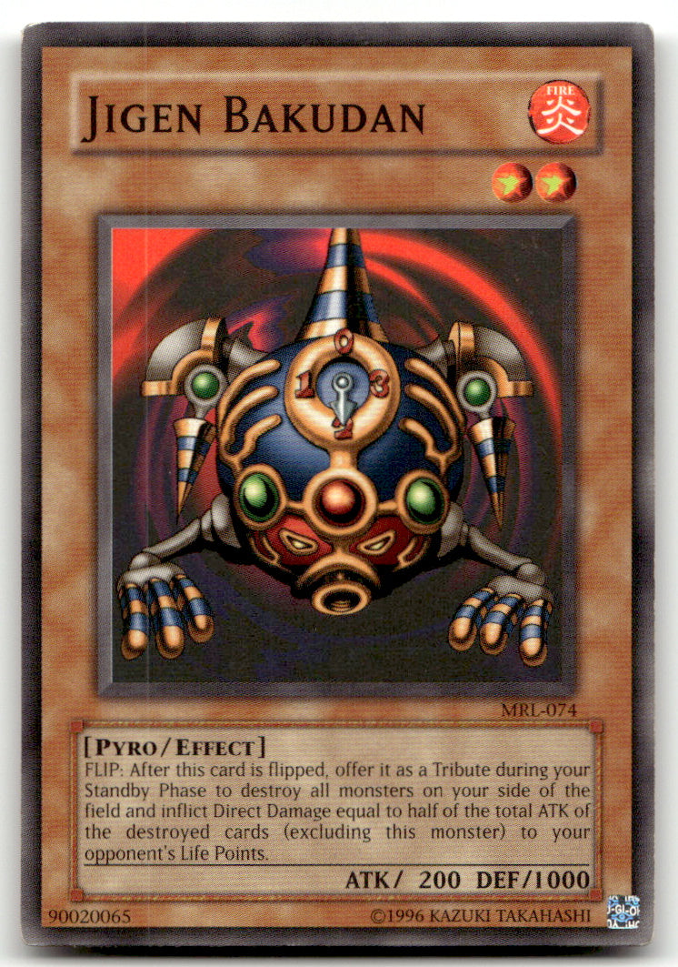 Magic Ruler 1ST ED Yu-gi-oh! #MRL-074 Jigen Bakudan NM B1-2
