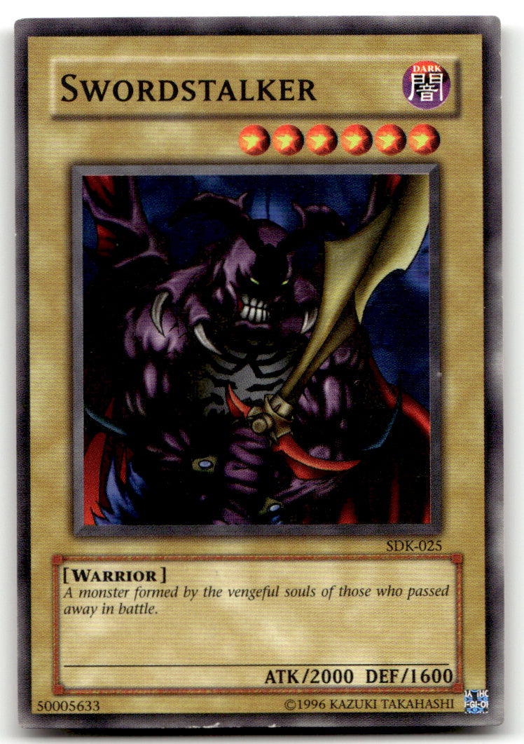 Starter Deck: Kaiba 1ST ED Yu-gi-oh! #SDK-025 Swordstalker NM B1-2