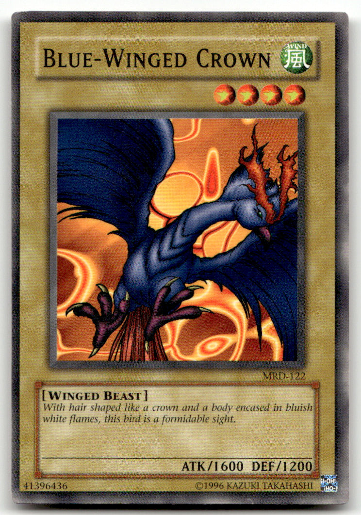 Metal Raiders 1ST ED Yu-gi-oh! #MRD-122 Blue-Winged Crown NM B1-2