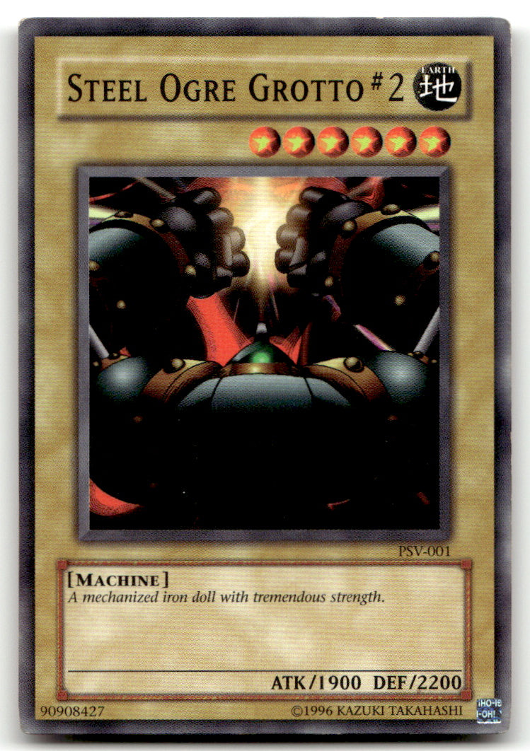 Pharaoh's Servant 1ST ED Yu-gi-oh! #PSV-001 Steel Ogre Grotto #2 NM B1-2