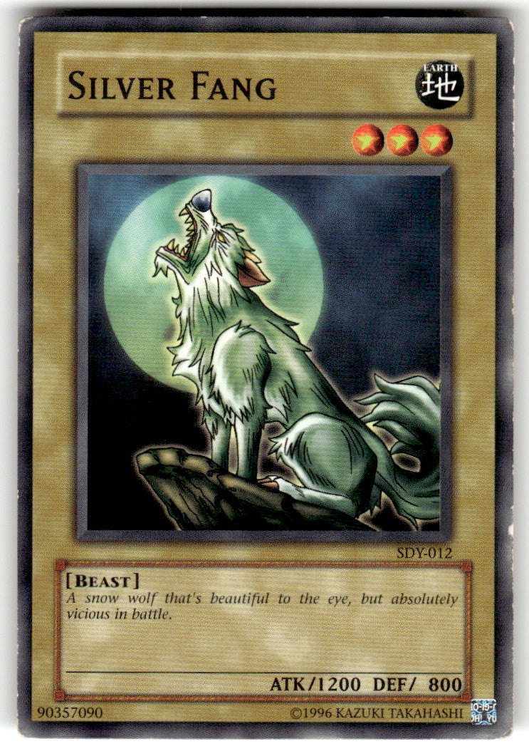 Starter Deck: Yugi 1ST ED Yu-gi-oh! #SDY-012 Silver Fang NM B1-2