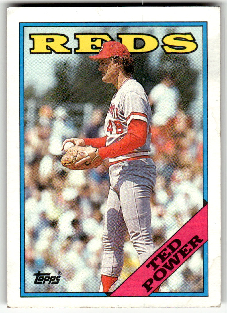Topps #236 Ted Power Reds Near Mint or Better A1-6