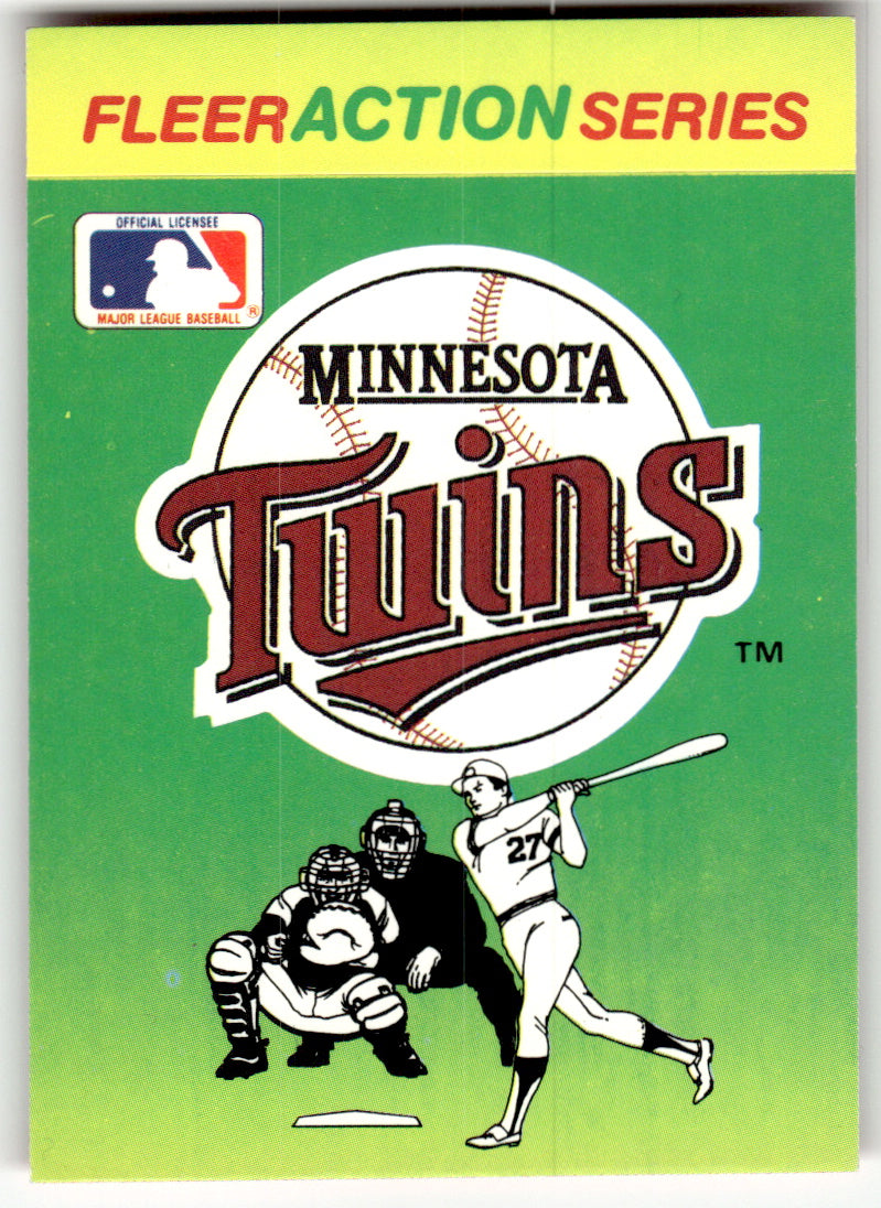 Fleer #NNO Minnesota Twins Twins Near Mint or Better A1-6