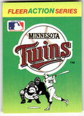 Fleer #NNO Minnesota Twins Twins Near Mint or Better A1-6
