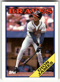 Topps #408 Dion James Braves Near Mint or Better A1-6
