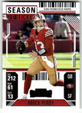 Panini #88 Brock Purdy 49ers Near Mint or Better A1-6