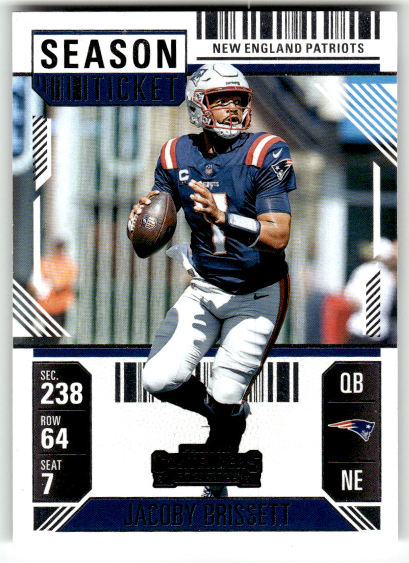Panini #67 Jacoby Brissett Patriots Near Mint or Better A1-6