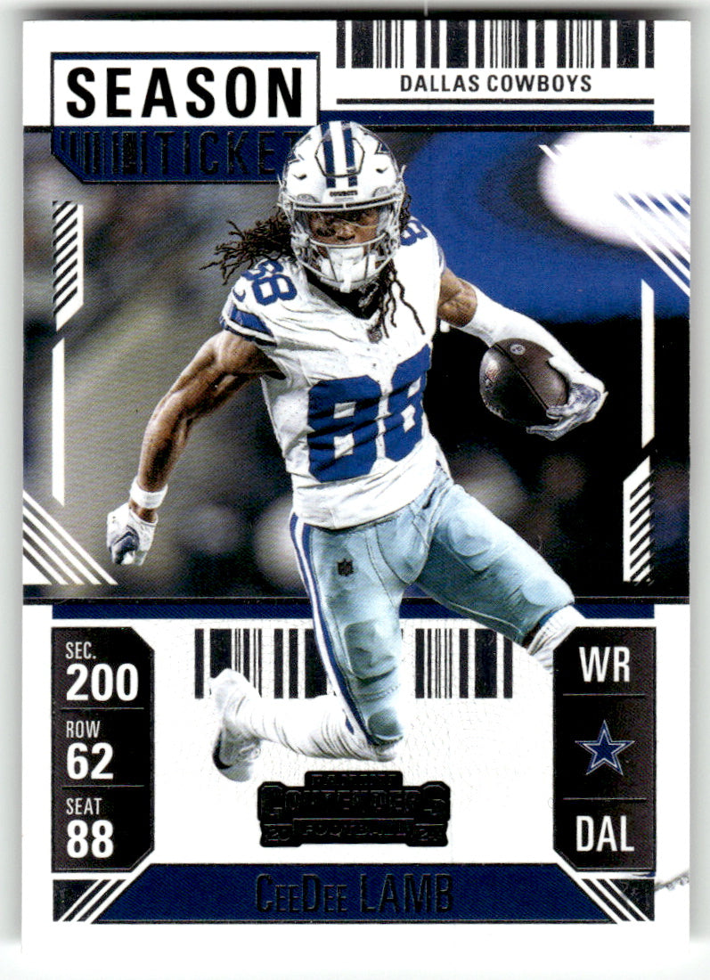 Panini #26 CeeDee Lamb Cowboys Near Mint or Better A1-6