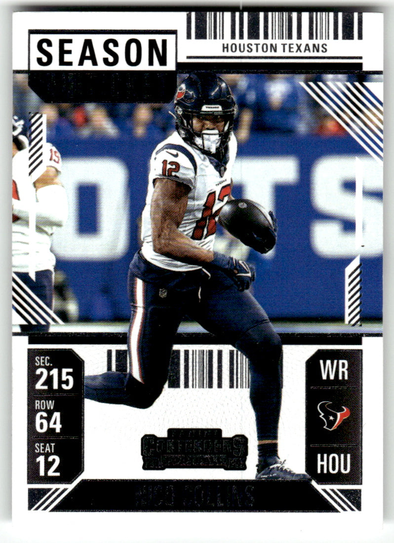 Panini #41 Nico Collins Texans Near Mint or Better A1-6