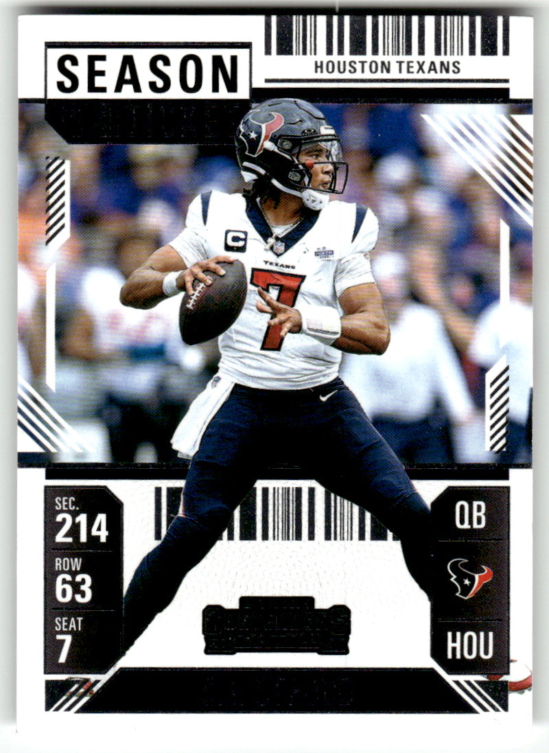 Panini #39 C.J. Stroud Texans Near Mint or Better A1-6